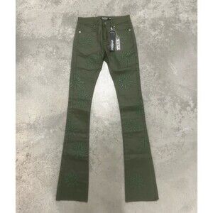 Politics Jeans Malone Olive 505 NWT